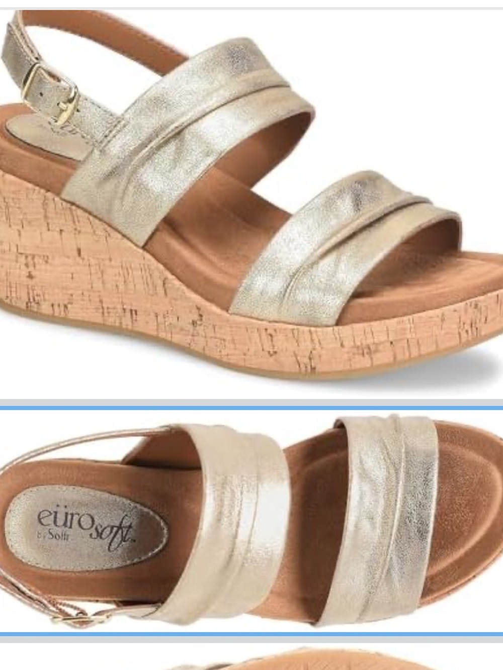Eurosoft by Sofft Kahley Slingback sandals size 11